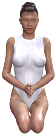 Vajrasana - Anterior